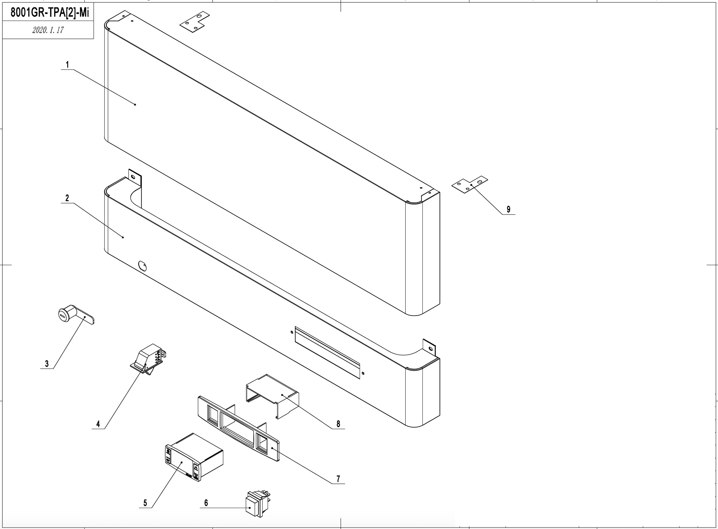 Version 1 - Motor Cover Assembly